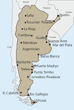 Infografik für Reisen in Argentinien